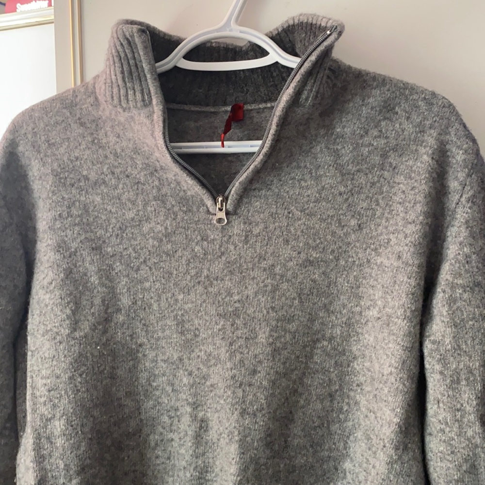 Quarter Zip soft sweater